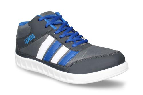 Aqualite Mens Grey, Royal Blue Running Shoes