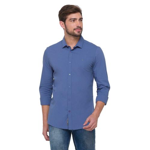 Being Human Grey Long Sleeve Super Slim Fit Shirts