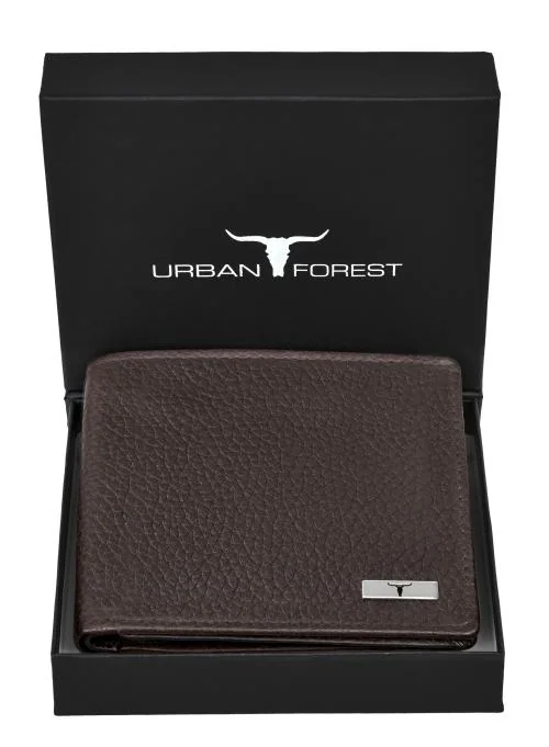 Urban Forest Cooper Chocolate Brown RFID Blocking Leather Wallet for Men
