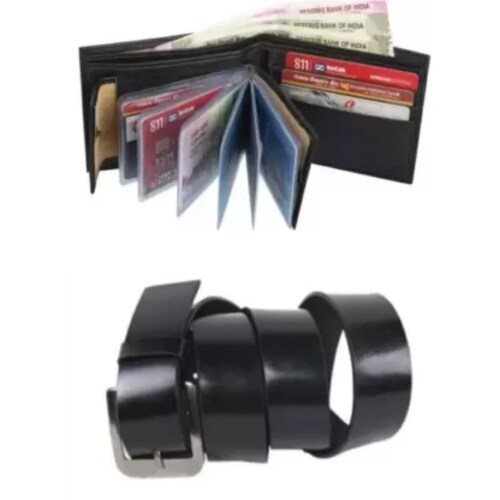NAVISHA FASHION MALL Wallet & Belt Combo For men | Where Function Meets Style in Belts & Wallet