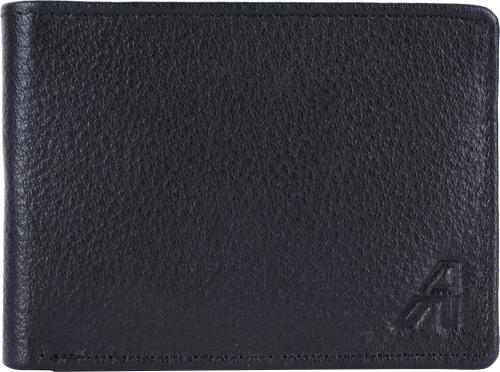 Arshaan Men Black Genuine Leather 8 Card Slot Rfid Wallet