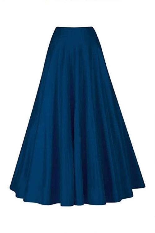 Buy Radhika 'n' Dhaanya creation Long ghera kali skirt iNavy blue