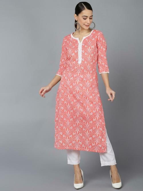 Vaamsi Women Cotton Printed Kurta