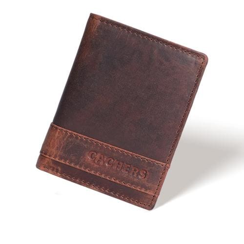 CACHERS Men Casual, Formal Tan Genuine Leather Wallet
