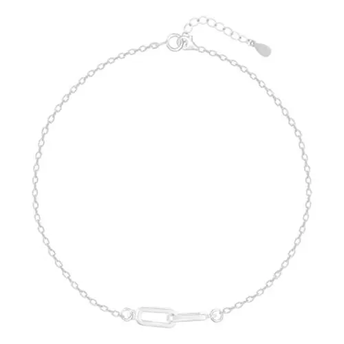 GIVA Sterling Silver Continuity Bracelet For Women
