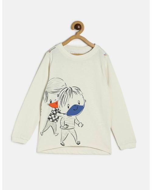 MINI KLUB Kids Boys Regular Marshmallow Knit T-Shirt