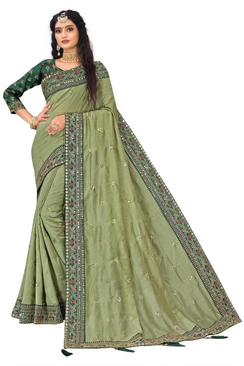 A.G.M.G. FASHION VHICTRA SILK SAREE