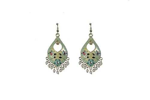 TULIP JEWELS Gemstone Trendy Jewelry Fashion Pearl Earrings Set For Women And Girl Gift For Sister | Latest Stylish Ethnic Traditional Jhumki Earring Wedding, Festivals