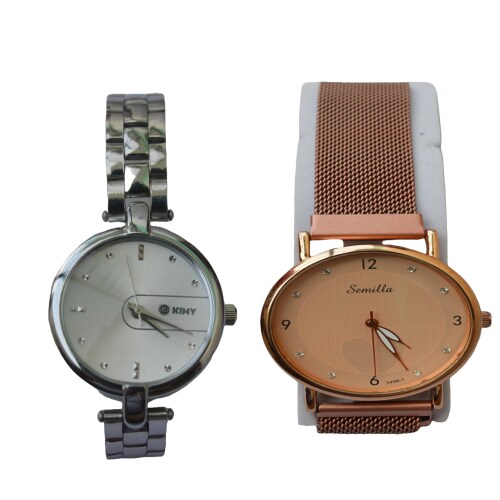 KIMY Royal Fashionable Luxury Analog Wrist Watch for Women & Girls Classic Dial Quality Stainless Steel Elegant Piece