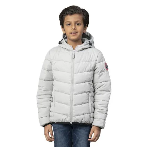 Red Tape Kids Unisex Grey Padded Jacket