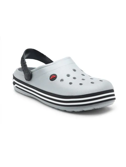 ADDA TM-BOSS Men Grey Solid Clogs