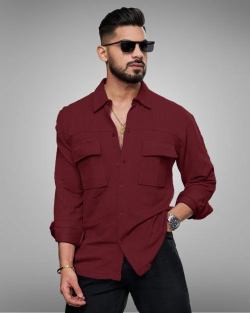 EYEBOGLER MENS RELAX FIT CASUAL SHIRT