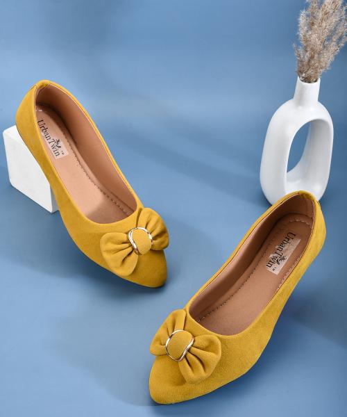 Urban Twin casual bellies in Yellow