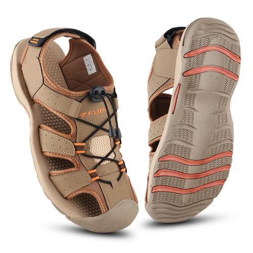 FUEL Fisherman Sandals for Men Comfortable & Lightweight, Flexible & Breathable Stylish Casual Sandals Protective Bump Toe Perfect Outdoor Beach Anti-Skid Sports Footwear For Gents.
