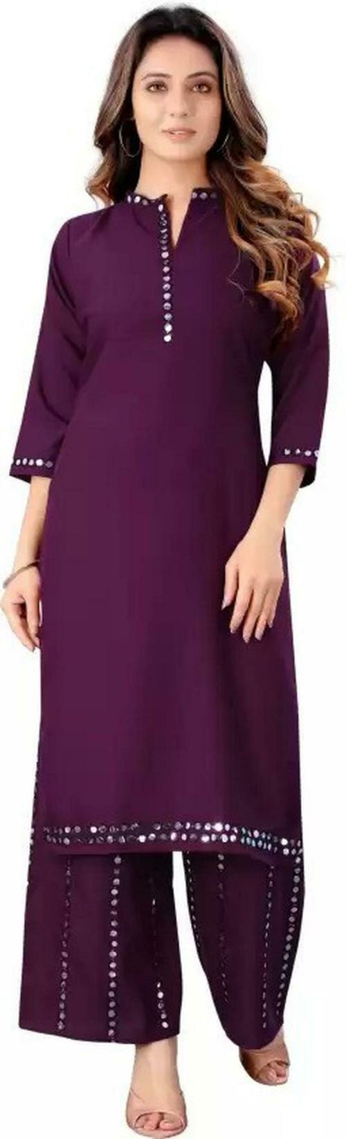 Helwin Desiner Women Kurti Palazzo Set
