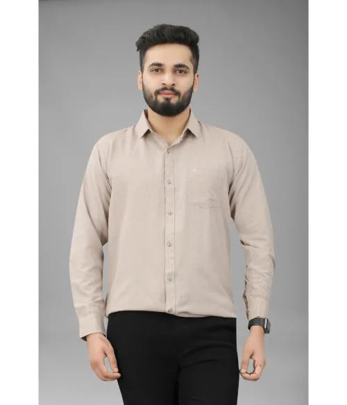 Buy FILOSE JEANS Mens Wear Pure Cotton Cream Color Shirt Online at Best