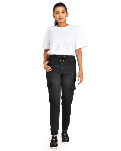 SSoShHub Women/Girl Cotton Regular Fit 6 Pocket Cargo Pants Regular Fit