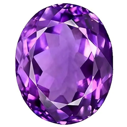 Arsuvi Original Amethyst Stone 10.25 Ratti Lab-Certified AAAA+ Genuine Earth Mind Natural Jamunia Katela/Kathela Rashi Ratna Loose Gemstone for Men & Women (10.25 Ratti / 9.32 Carat)