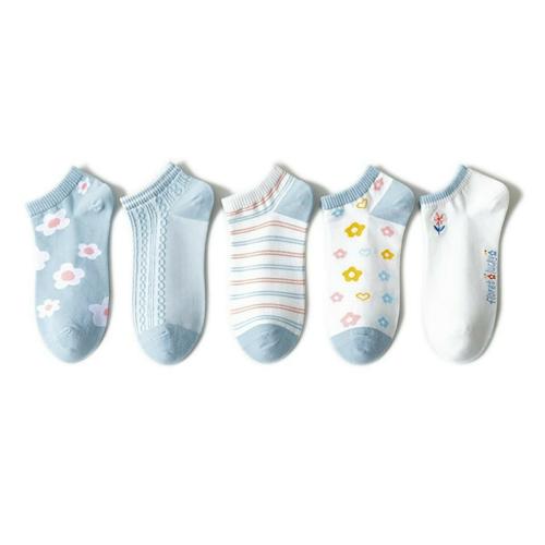 Youstylo Multicolor Socks for Women (Pack of 5)