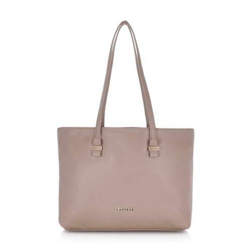 Caprese Womens Zip Closure Tote Handbag