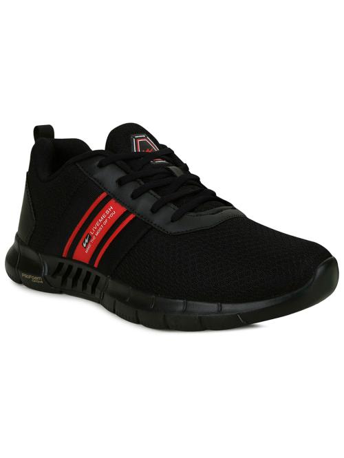Campus CORNER Black Men's Running Shoes