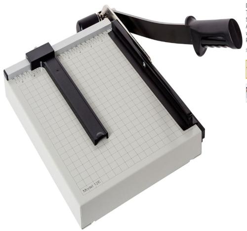 DINESH APPARELS Paper Cutter Heavy Duty Plastic Grip Hand held Paper Cutter-c5