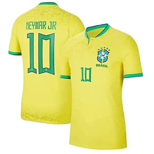 Brazil Football Jersey Neymar 10 2023 for Kids & Boys (12-18 Months)