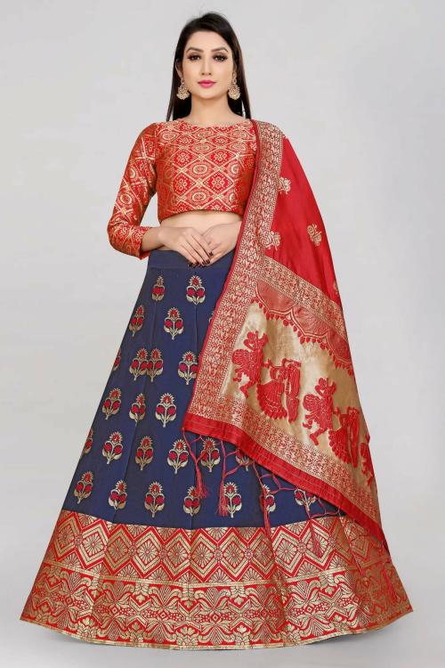 Fancy Banarasi Lehenga choli Dupatta