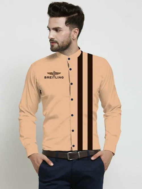 DHARMESH ENTERPRISE Men Multicolor Striped Polyester Unstitched Shirt Material (Free Size)