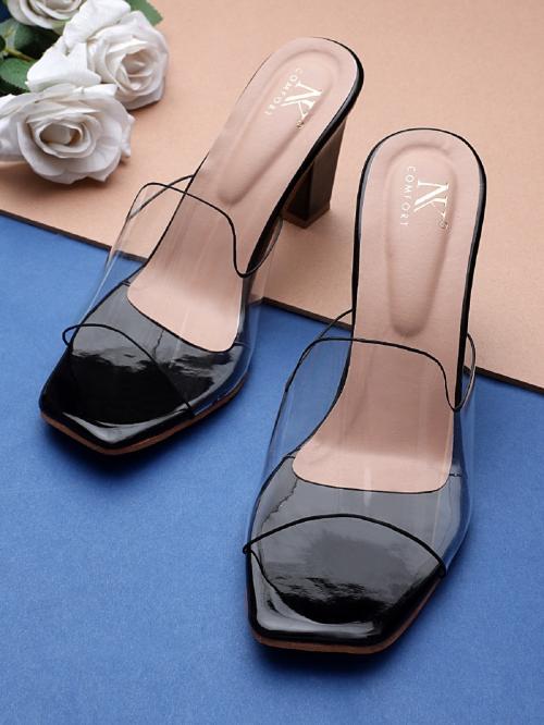 NK Comfort Black Heels