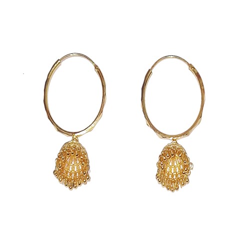 Traditional jhumka style Hoop Earrings For women & Girls (E-1113)