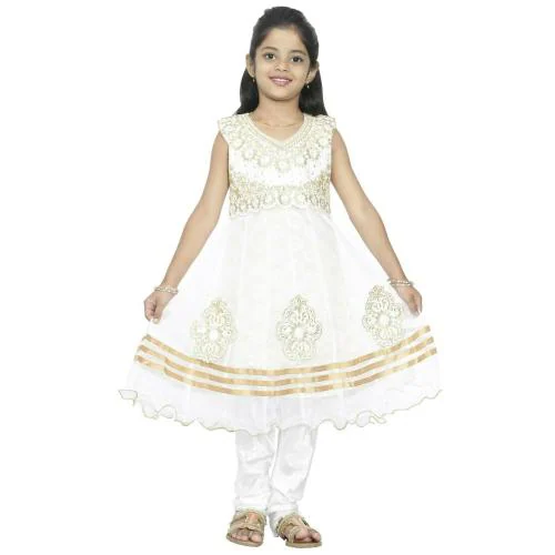 Lehenga For Kids Ashwini Girl Salwar Suit With Embroidery Work