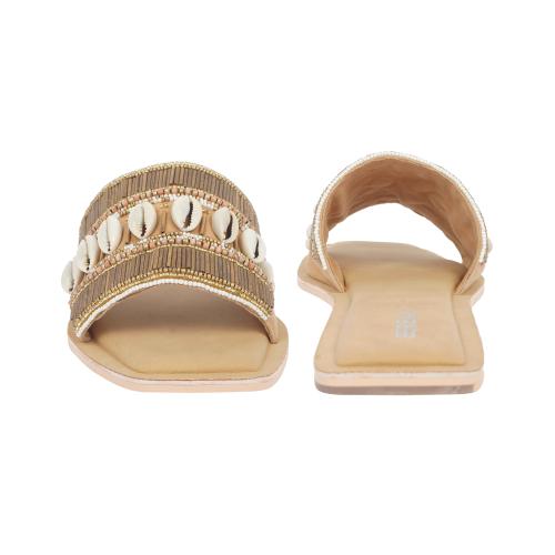 BEREAL women sandal -Beige