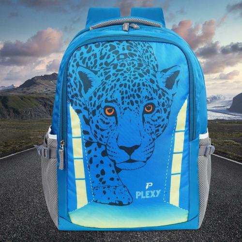 Plexy Blue Polyester Laptop Backpack 40 L