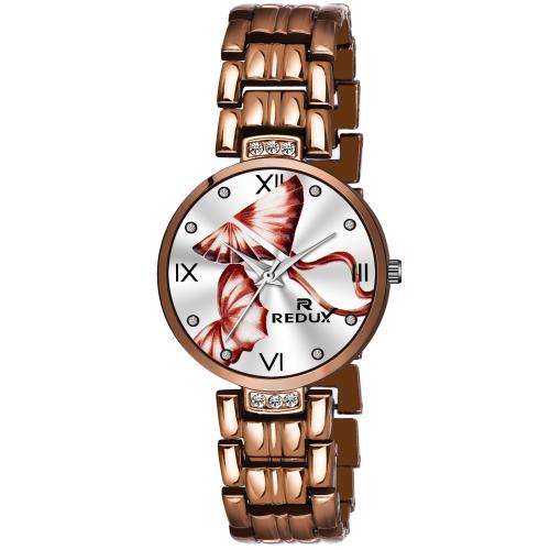 Redux GW-206 Silver Dial Analogue Watch for Women's & Girl's