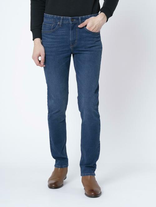 Red Tape Men's Dark Blue Skinny Jeans