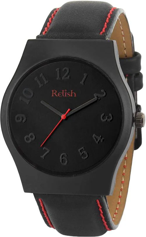 RELISH Analog Black Watch For Boys -RE-BB8004