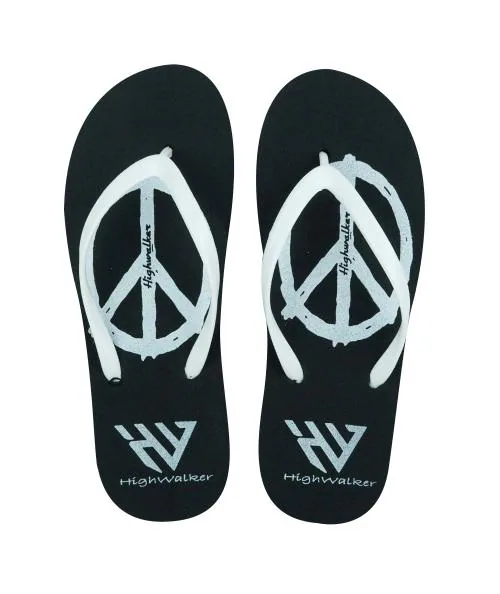 Buy HighWalker Women's Black Flip Flops Online at Best Prices in India