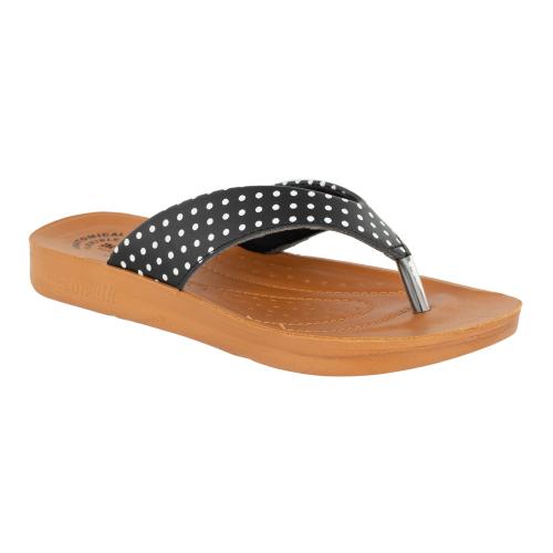Aerowalk Black Casual Slipper for Women
