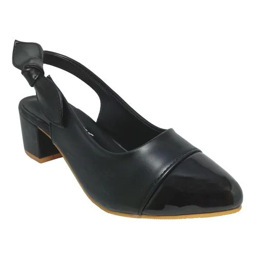 Racecourse Black Heels for Women
