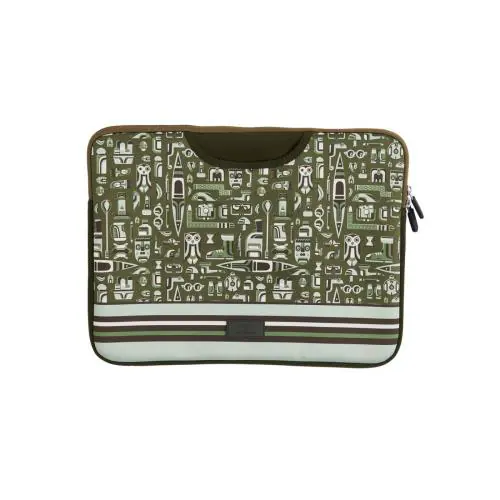 TEAL By Chumbak Travel The World Laptop Sleeve - 15inch