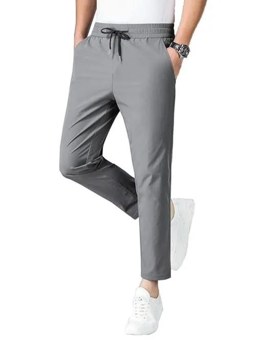 Paralians Men Solid Track Pants