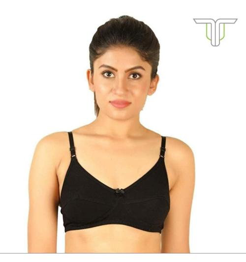 Perfect Partner Black Lolita Bra pack of 1 set of 1