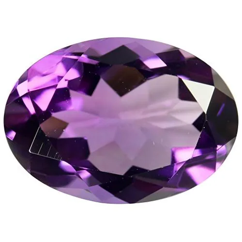 Arsuvi 100% Original Amethyst Stone 11.25 Ratti Lab-Certified AAAA+ Genuine Earth Mind Natural Jamunia Katela/Kathela Rashi Ratna Loose Gemstone for Men & Women (11.25 Ratti / 10.23 Carat)