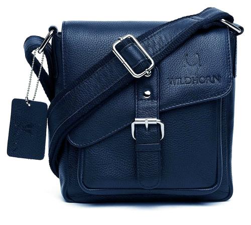 Wildhorn Men Blue Sling Bag