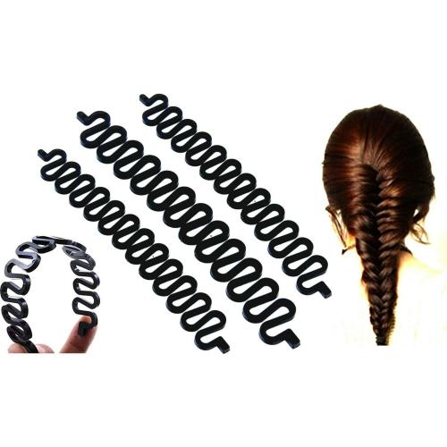 Buy Yogillion Black Plastic French Braid Plait Hair Clip for Women and