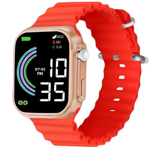 Buy Hala Ultra Electronic Red Digital Watch 7k2s7 Ultra Red LED