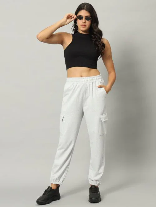Body Liv Women Cargo Jogger | Joggers | Girls Track Pant | Women Trousers | Girls 4 Pocket Pants