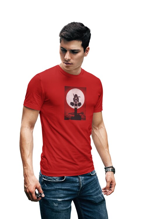 Red - XL Naruto Uzumaki Naruto T shirt For Men TeesTheDay