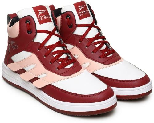 Zixer Mid Top Ankle Retro Air Sneakers Hip Hop Long Casual Dance Shoes For Boys